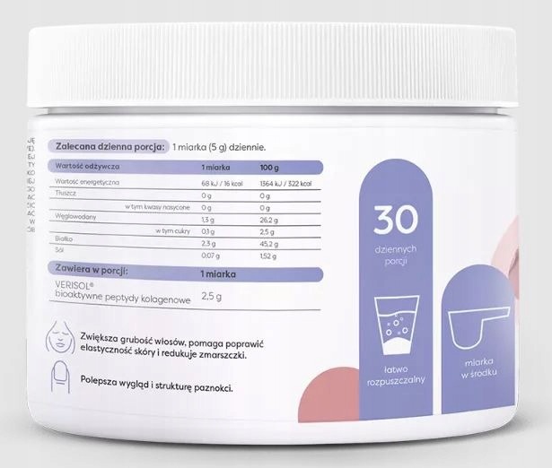 Kolagen Włosy Skóra Paznokcie OSAVI 150 g OWOCE LEŚNE 3 Kolagen Włosy Skóra Paznokcie OSAVI 150 g OWOCE LEŚNE - Image 3