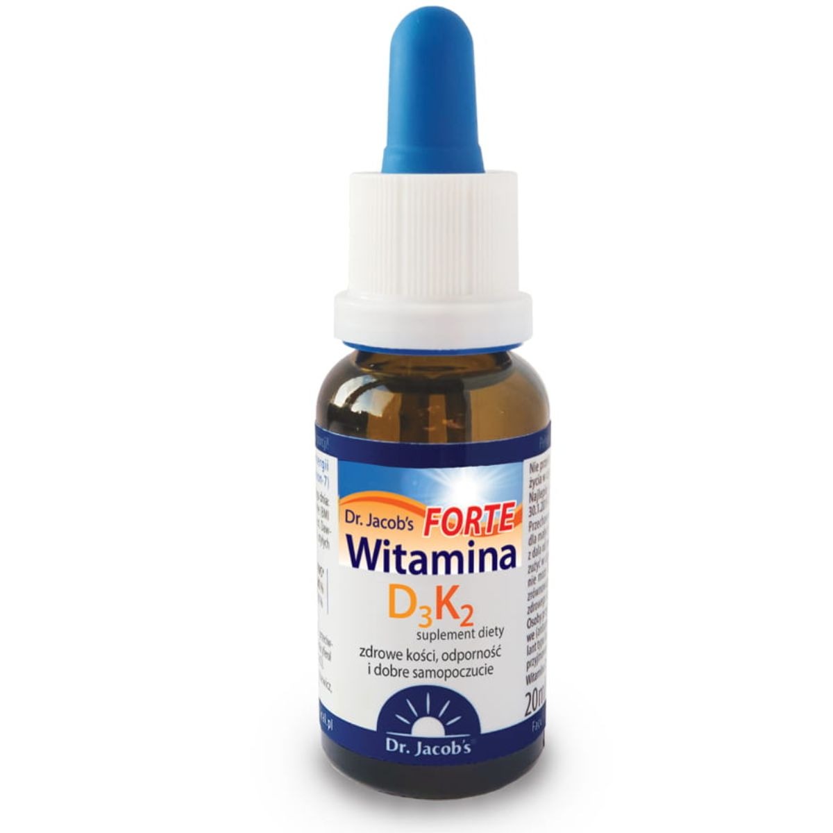 Suplement diety Dr. Jacob's Medical WITAMINA D3K2 FORTE kompleks witamin 5 Suplement diety Dr. Jacob's Medical WITAMINA D3K2 FORTE kompleks witamin - obrazek 5