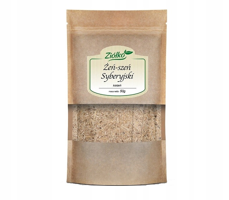 Żeń-szeń syberyjski korzeń Ziółko 50g 2 Żeń-szeń syberyjski korzeń Ziółko 50g - Image 2