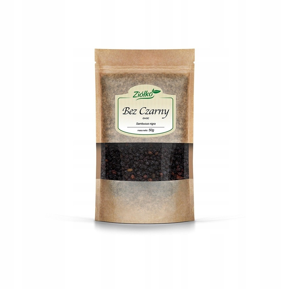 Czarny Bez owoc 50g Ziółko Sambucus nigra 1 Czarny Bez owoc Ziółko