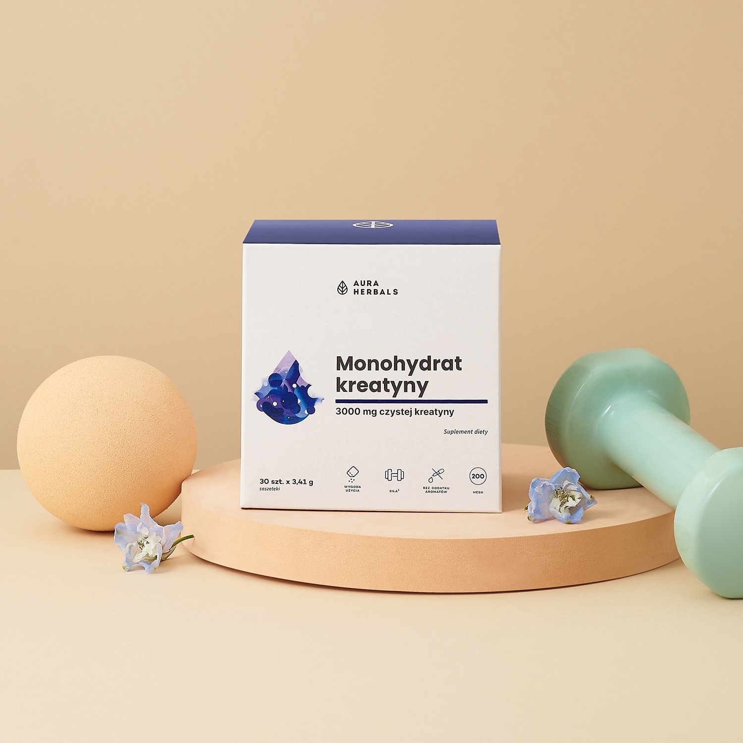 Kreatyna bezsmakowa Aura Herbals 4 Kreatyna bezsmakowa Aura Herbals - Image 4