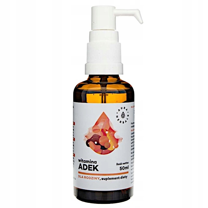 Aura Herbals witamina ADEK 50 ml 2 Aura Herbals witamina ADEK 50 ml - obrazek 2