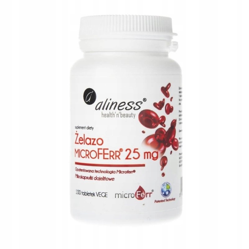 Medicaline Żelazo organiczne MicroFerr tabletki 100 szt. 1 Medicaline Żelazo organiczne MicroFerr