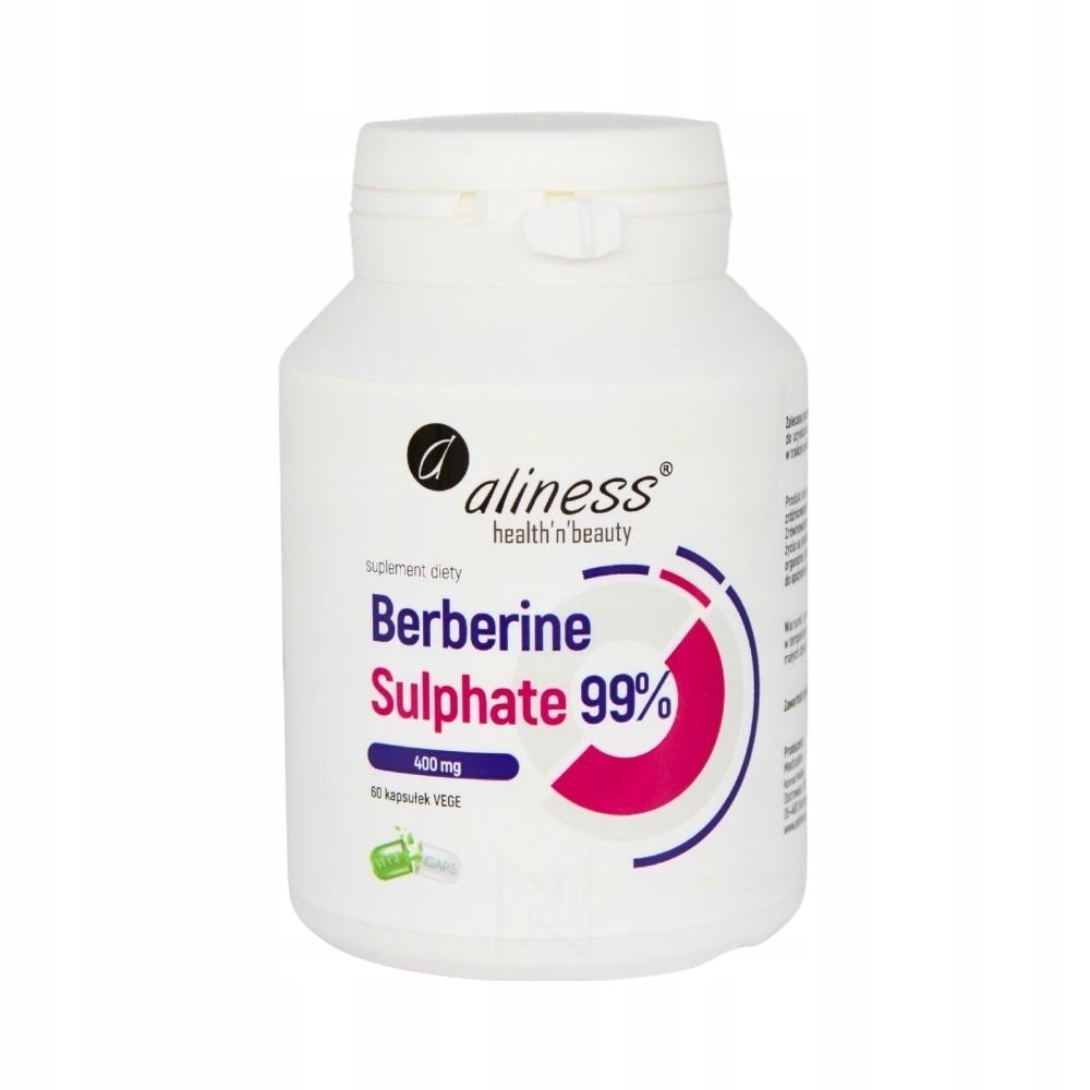 Aliness berberyna 400 mg kapsułki 60 szt. 2 Aliness berberyna 400 mg kapsułki 60 szt. - obrazek 2