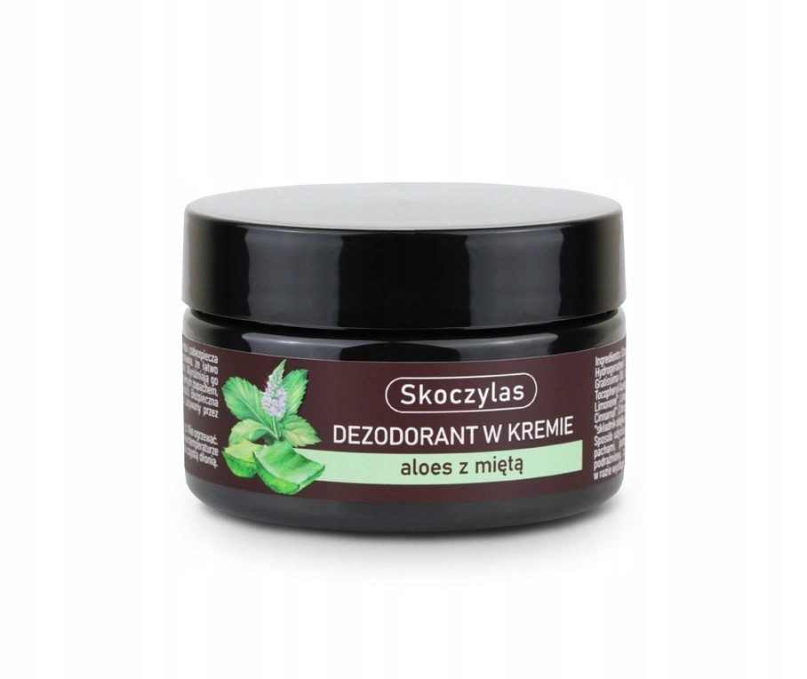 Dezodorant w kremie aloes z miętą bez soli aluminum 2 Dezodorant w kremie aloes z miętą bez soli aluminum - Image 2