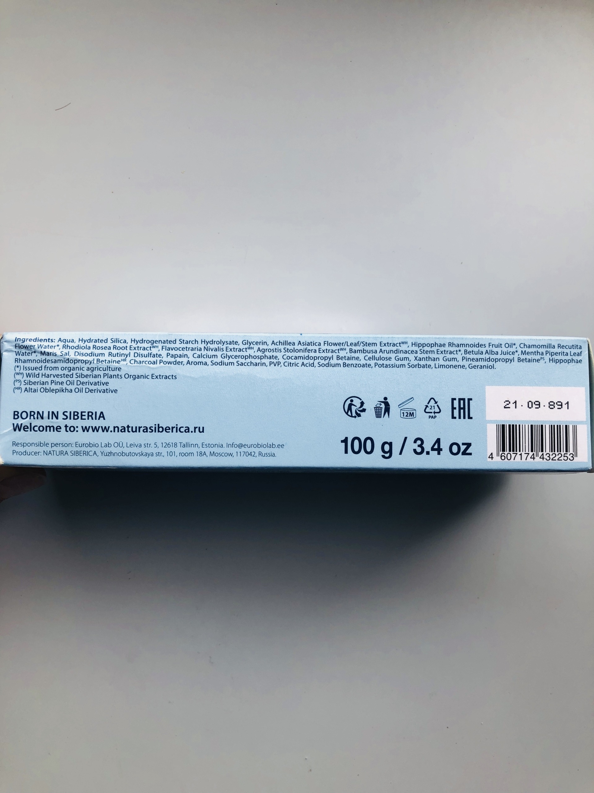 Pasta do zębów Natura Siberica 100 ml 6 Pasta do zębów Natura Siberica 100 ml - obrazek 6