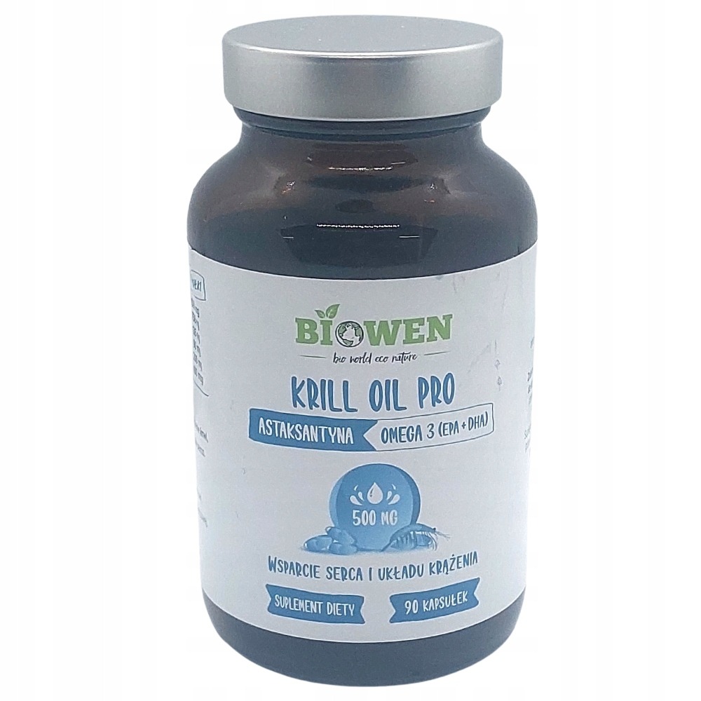 Suplement diety Biowen astaksantyna fosfolipidy kwasy omega 3 kwasy omega-3 1 Suplement diety Biowen