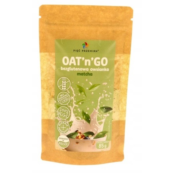 Owsianka matcha bezglutenowa