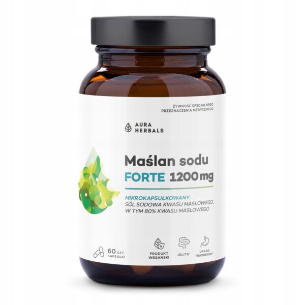 Maślan sodu FORTE 1200 mg, mikrokapsułkowany, kapsułki 60 szt.