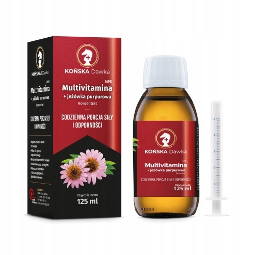 Multivitamina + jeżówka purpurowa odporność 125 ml Końska Dawka MPU