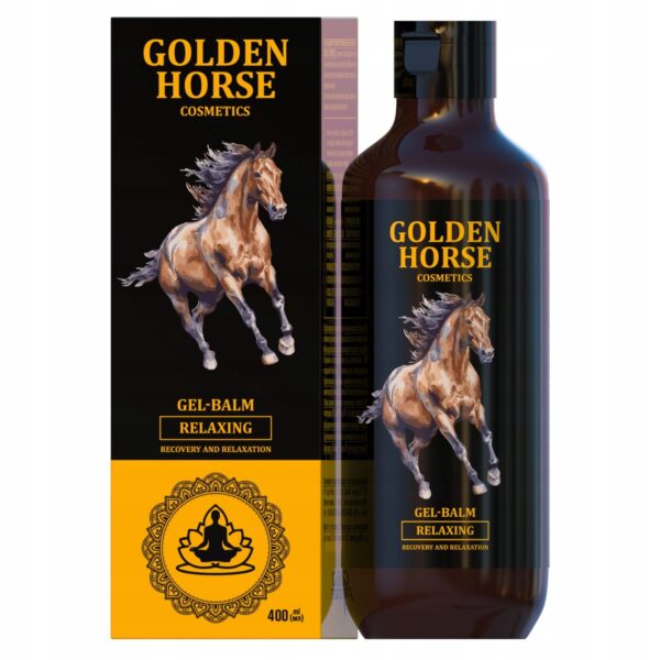 BALSAM ŻEL CHŁODZĄCY DO CIAŁA GOLDEN HORSE KOŃSKA MAŚĆ 400 ml