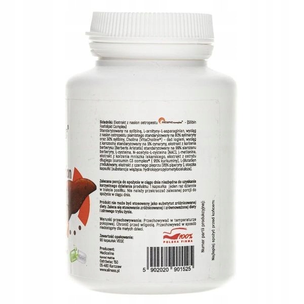 Suplement diety Aliness Liver regeneration complex 90 kapsułek 2 Suplement diety Aliness Liver regeneration complex 90 kapsułek - obrazek 2