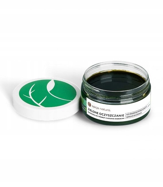 Maseczka do twarzy Opcja Natura 100 ml z glinką zieloną i algami 2 63d09ca6413d9a92a946b6db5b63