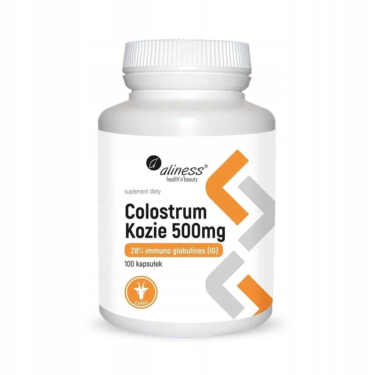 Suplement diety Aliness Colostrum Kozie 100 kapsułek 9 8fa13d60439ca68ccf4b9c72b071