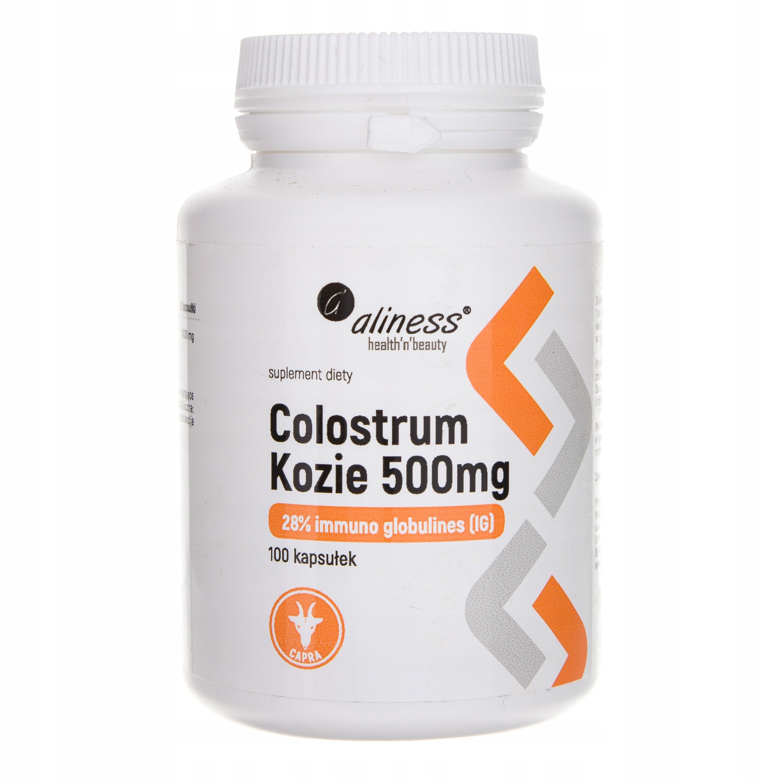 Suplement diety Aliness Colostrum Kozie 100 kapsułek 1 Suplement diety Aliness Colostrum Kozie 100 kapsułek